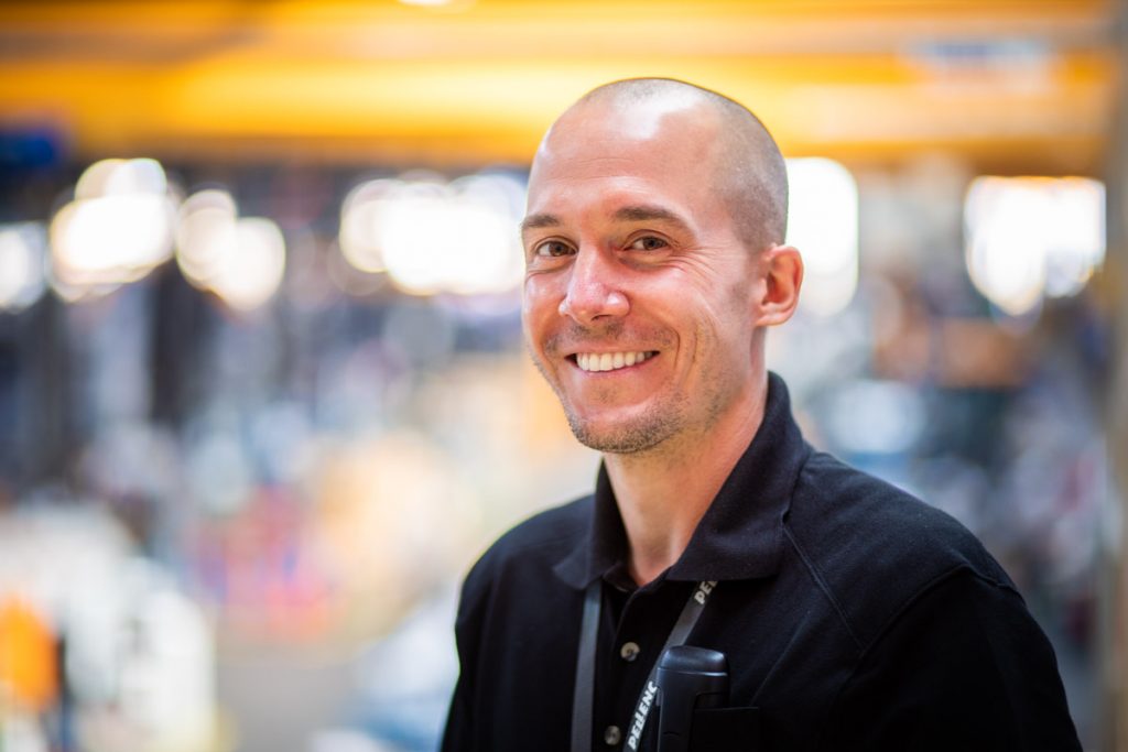 Portrait corporate chef d'atelier